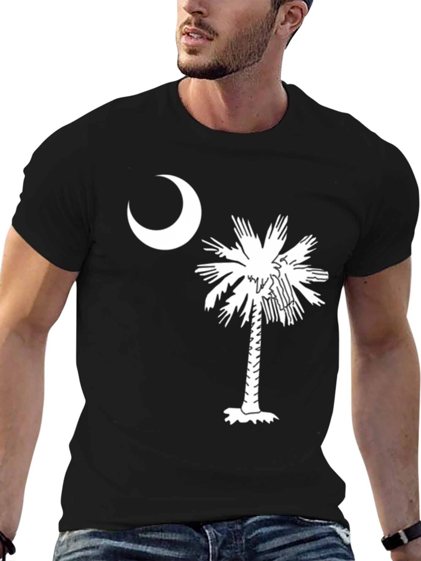 South Carolina Flag Graphic T-Shirt