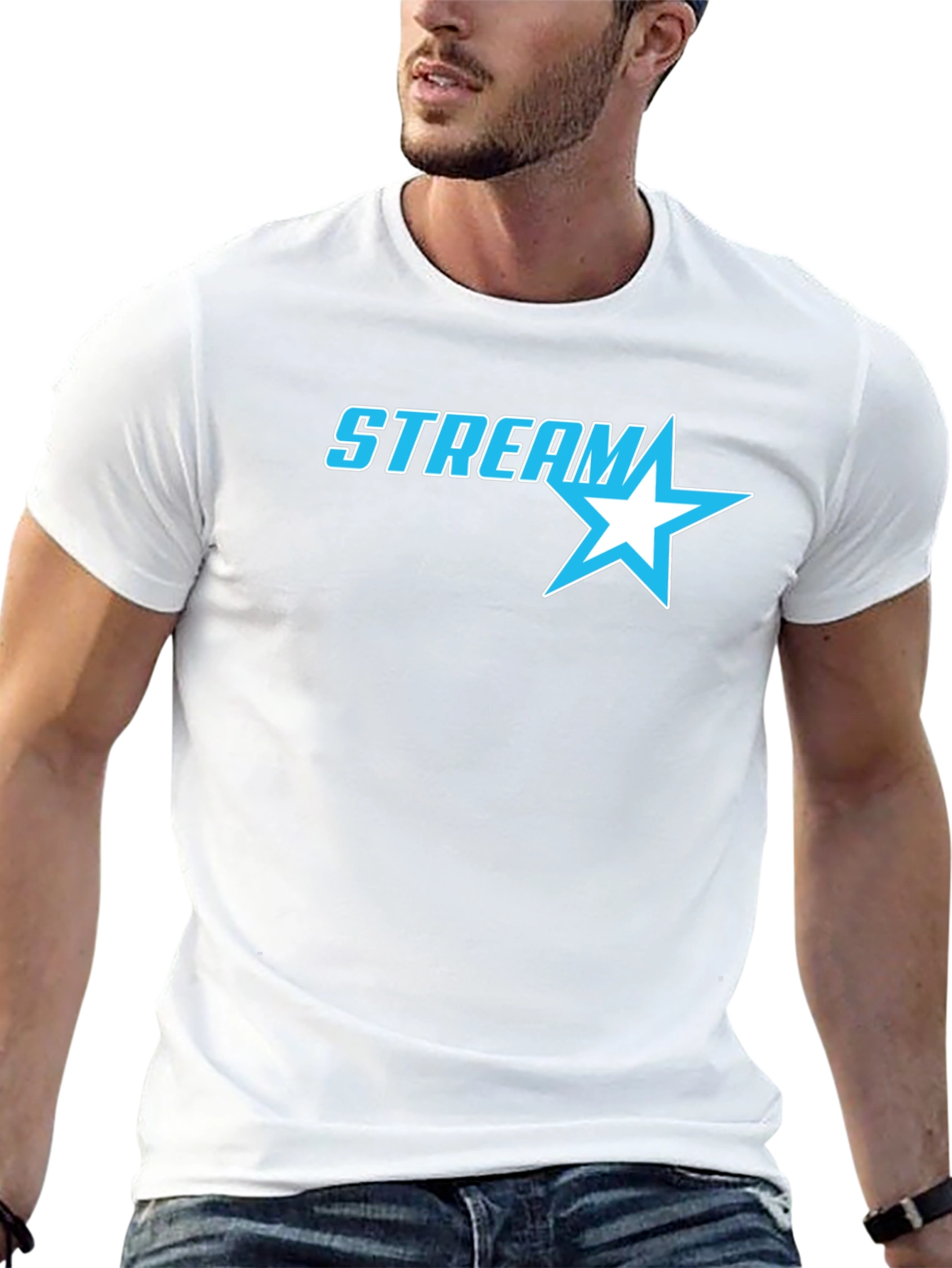 Stream Star Graphic T-Shirt - Black