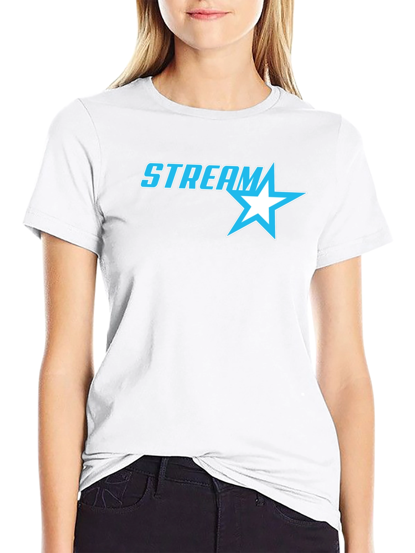 Stream Star Graphic T-Shirt - Black