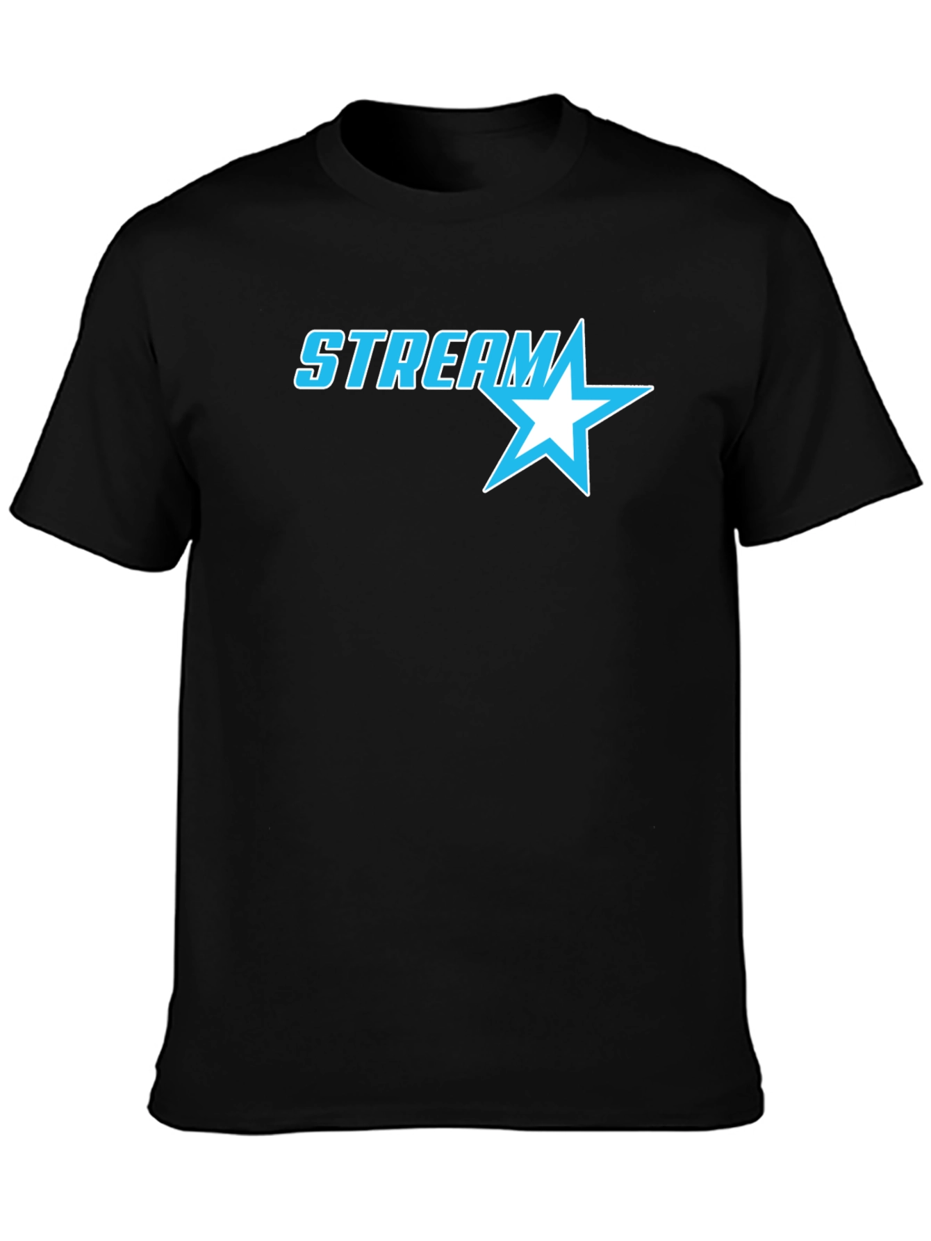 Stream Star Graphic T-Shirt - Black