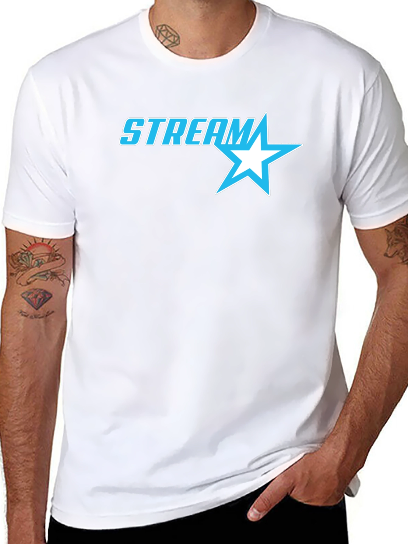 Stream Star Graphic T-Shirt - Black