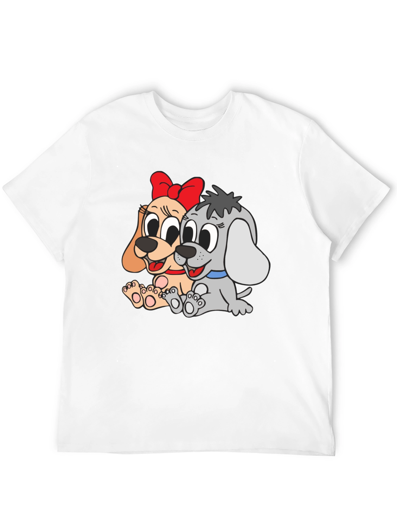Dog Cartoon Graphic T-Shirt