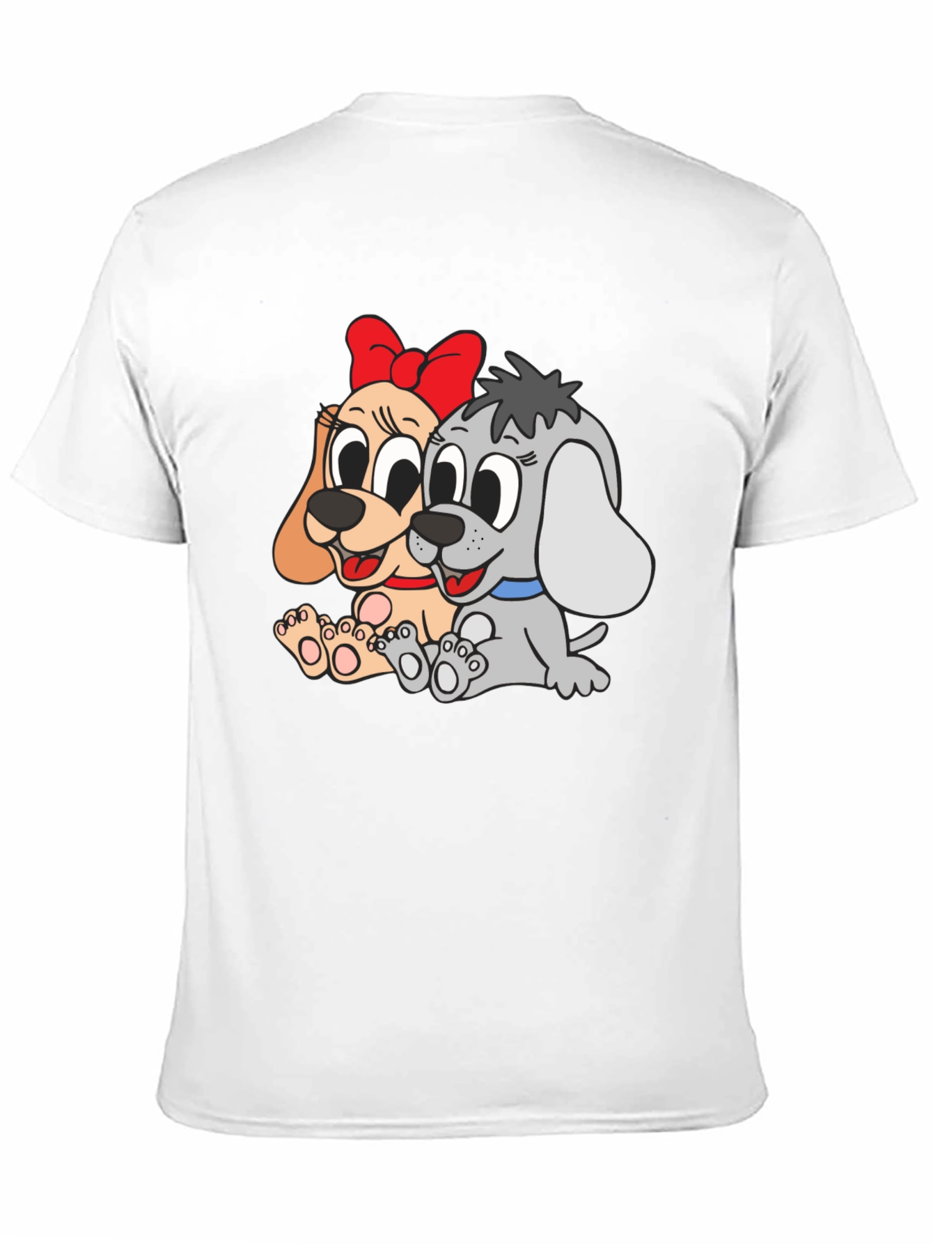 Dog Cartoon Graphic T-Shirt