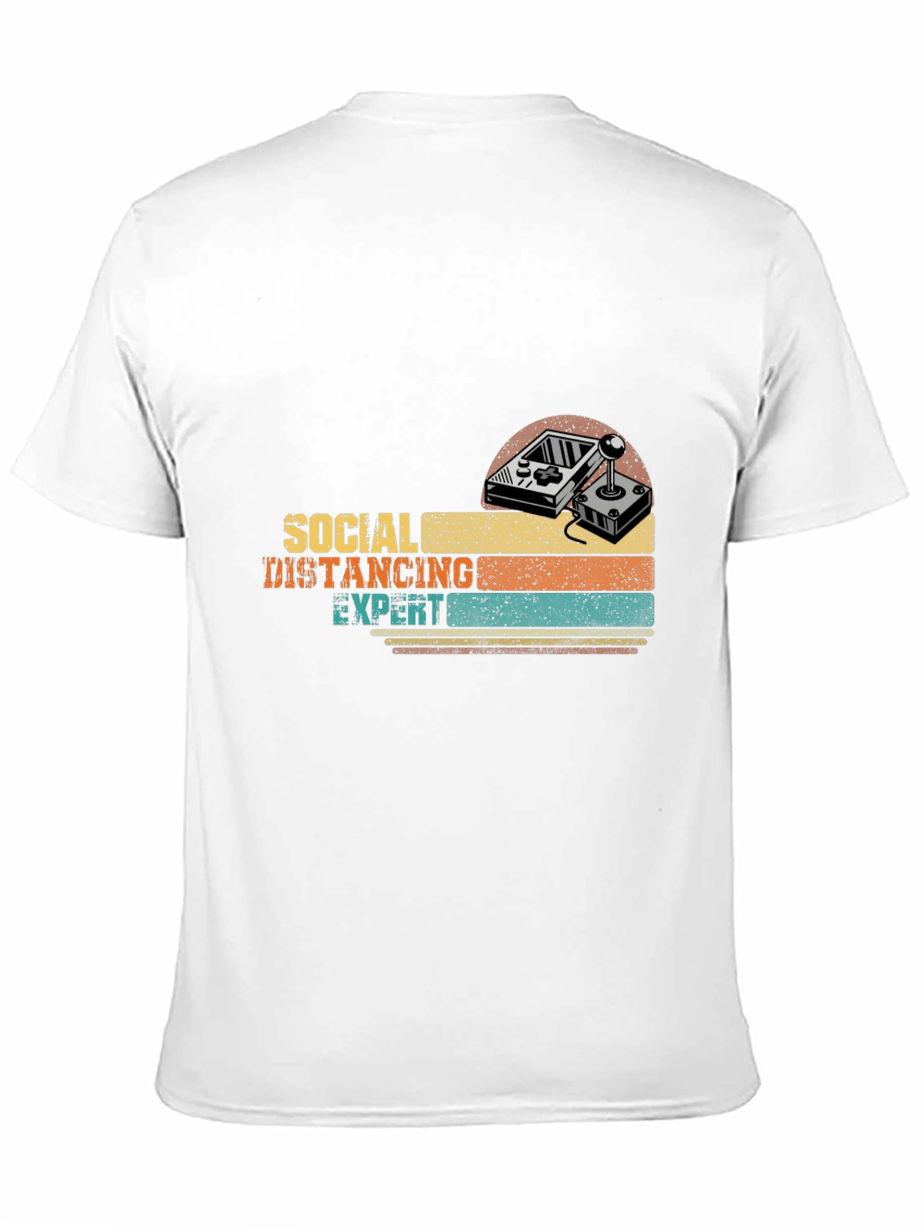 Social Distancing Expert Gamer Retro T-Shirt
