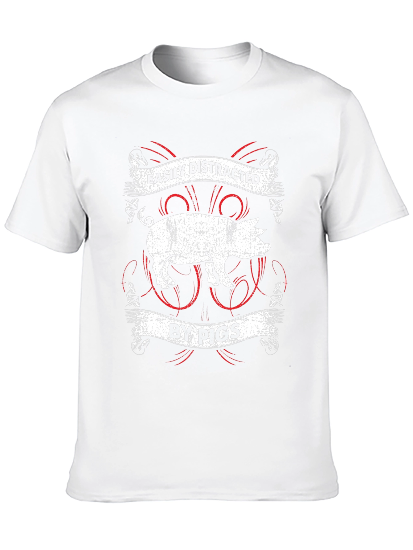 Easily Distracted By Pigs Graphic Tee