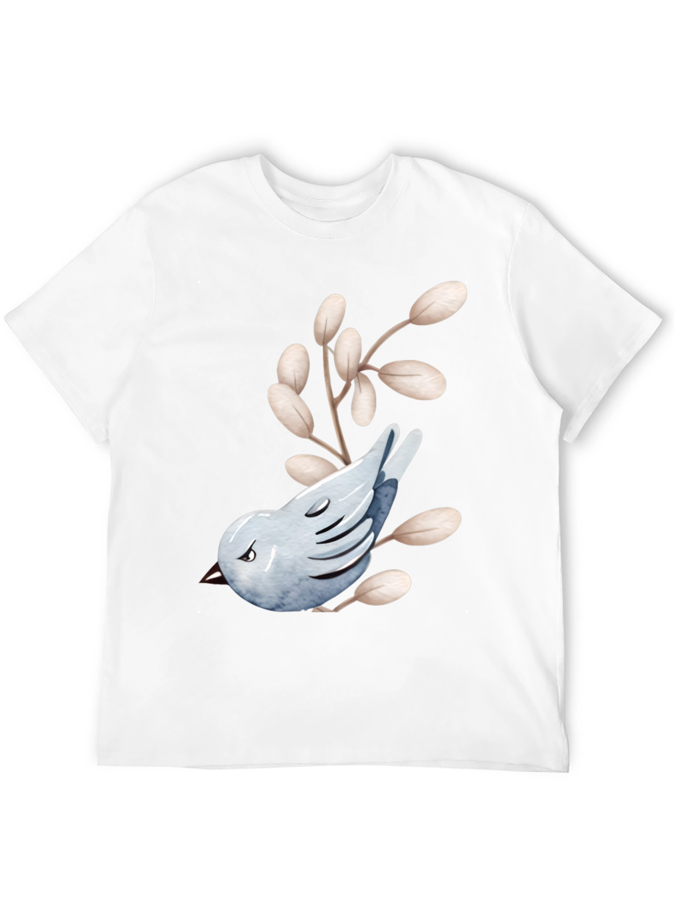 Bird & Branch Graphic Tee - Soft Cotton Blend
