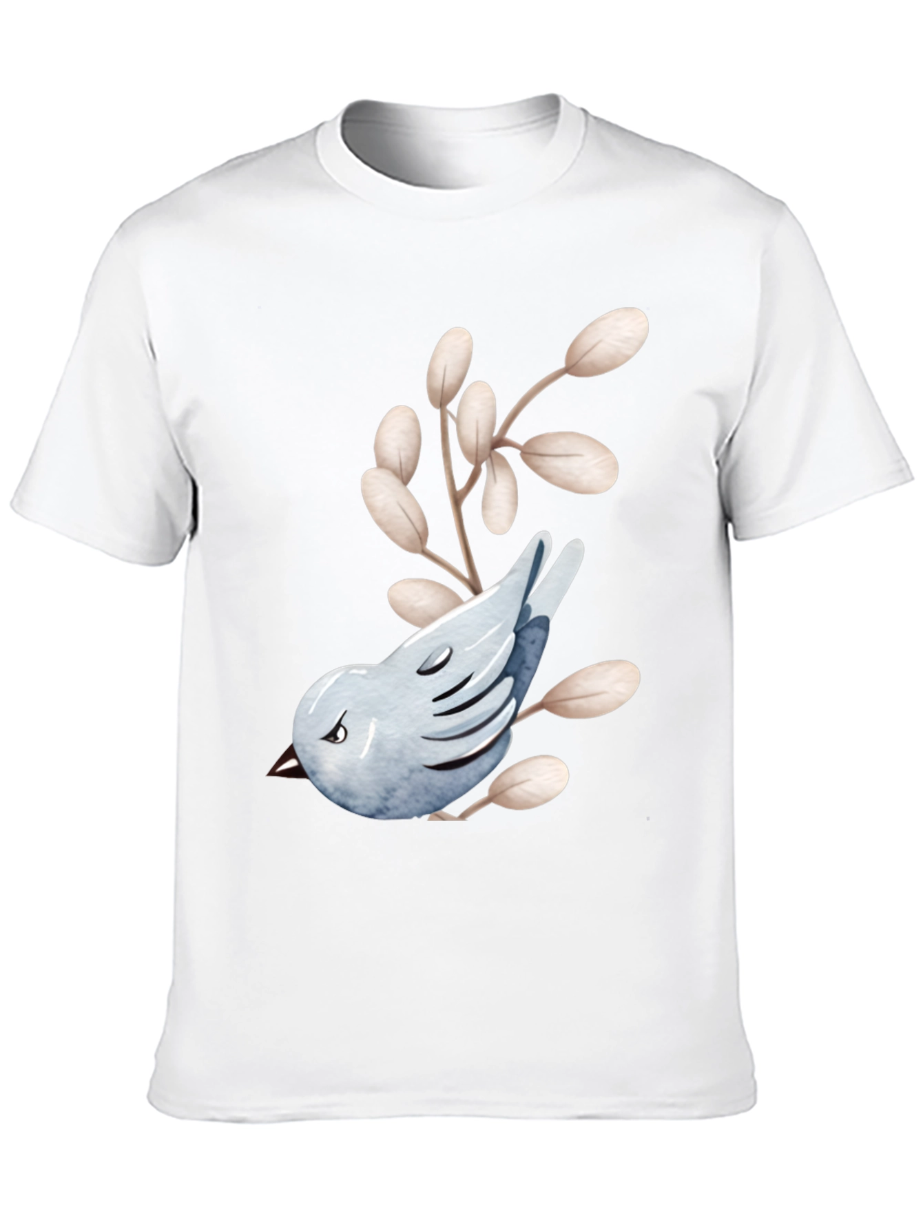 Bird & Branch Graphic Tee - Soft Cotton Blend