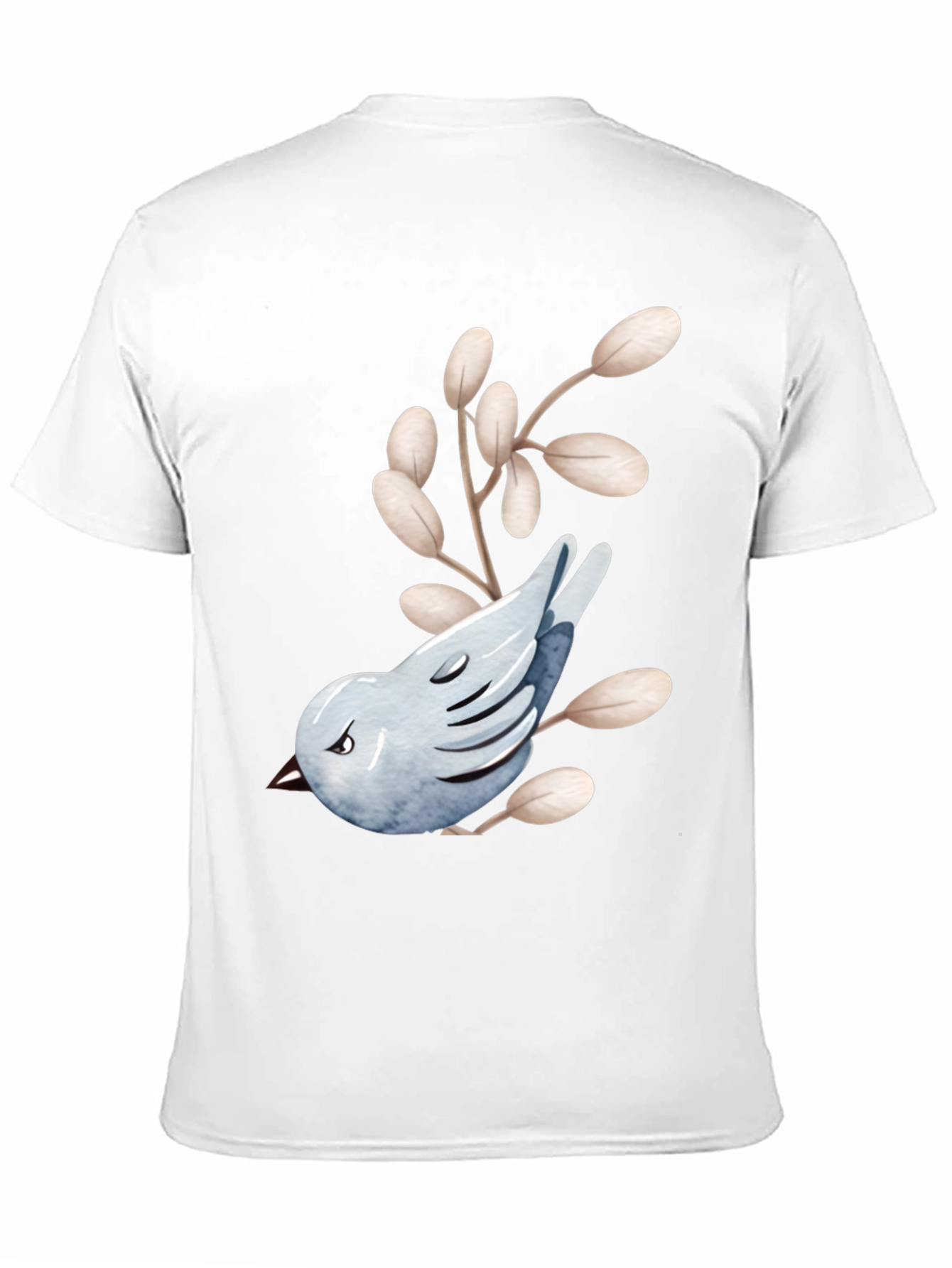 Bird & Branch Graphic Tee - Soft Cotton Blend