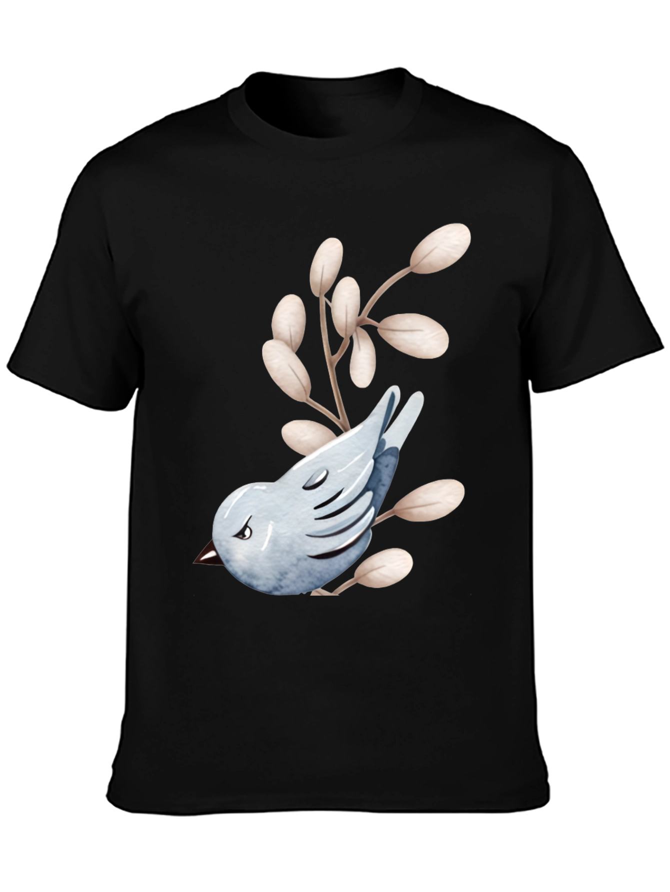 Bird & Branch Graphic Tee - Soft Cotton Blend