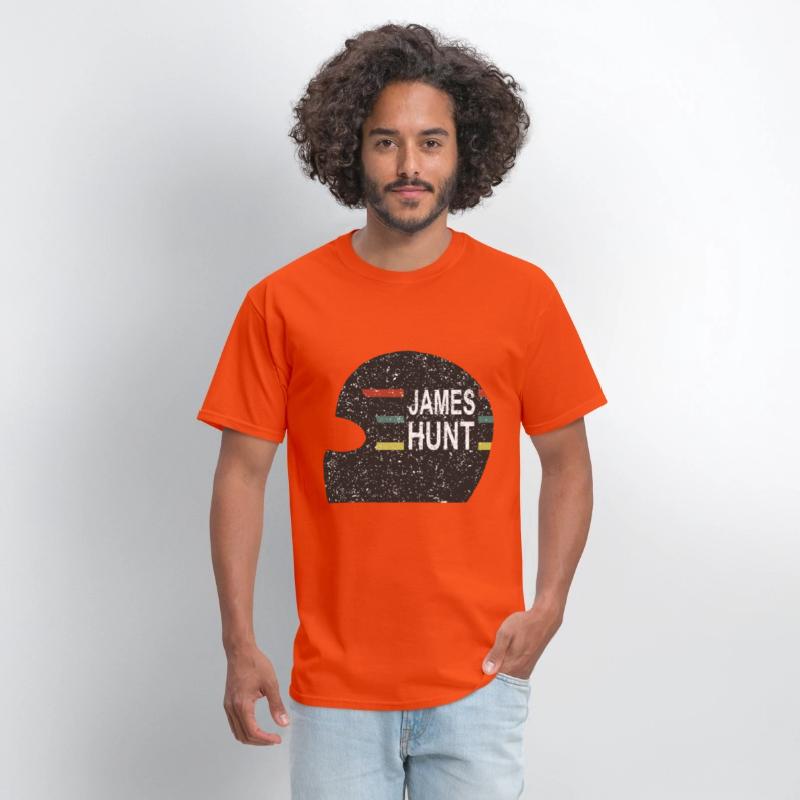 James Hunt Helmet Tee by Hunziker hunt