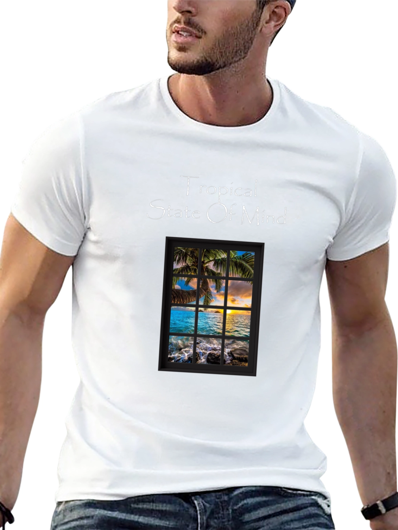 Tropical State of Mind Graphic T-Shirt