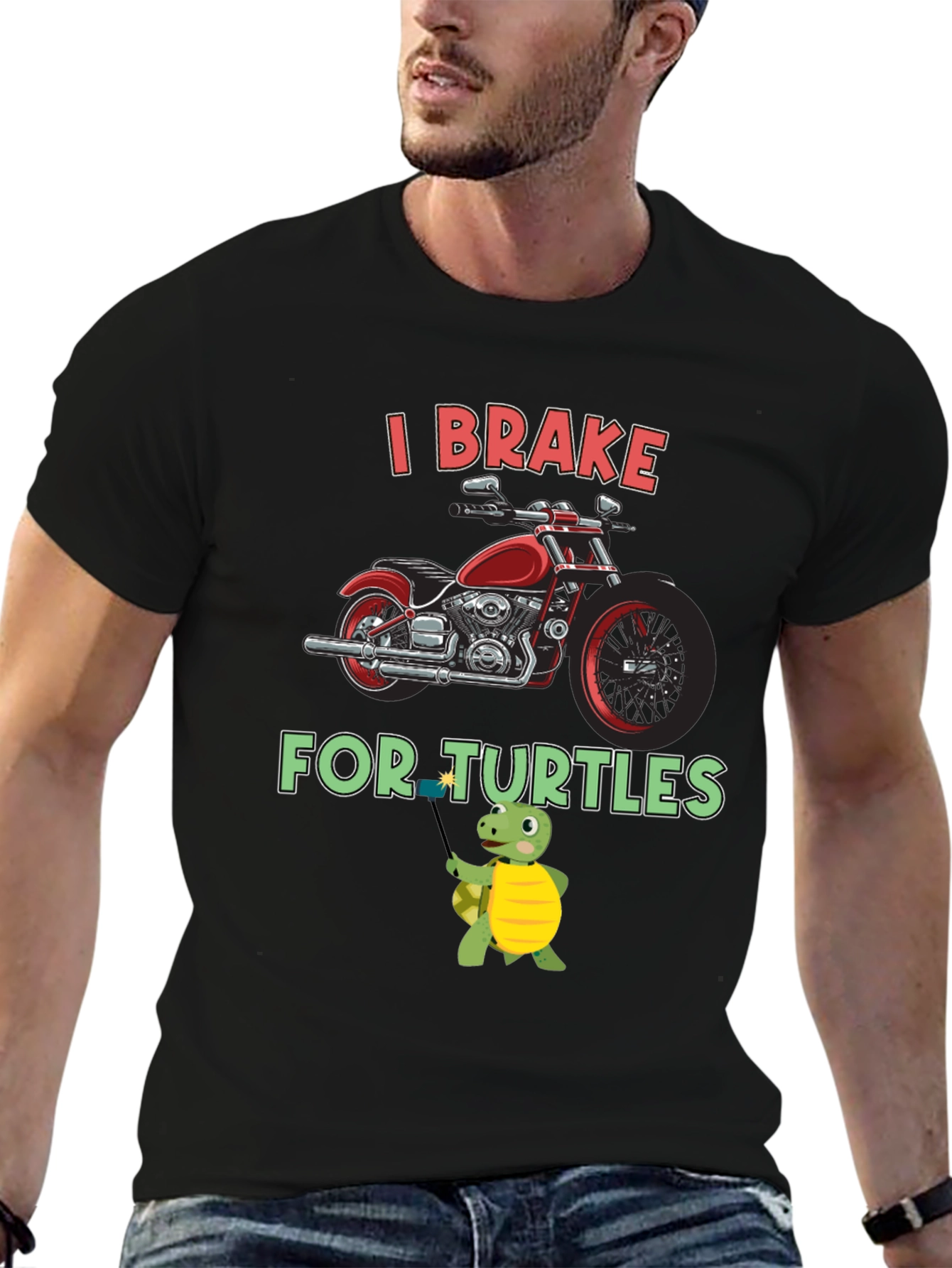 I Brake For Turtles Graphic Tee