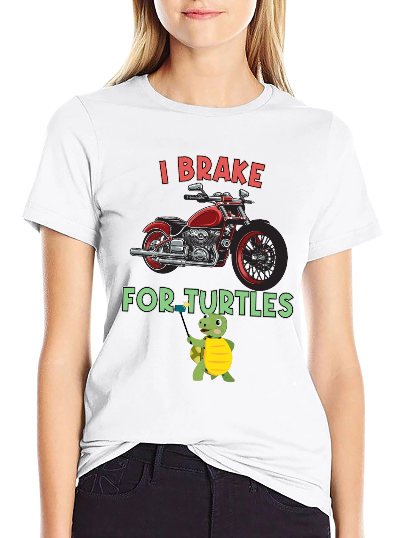 I Brake For Turtles Graphic Tee