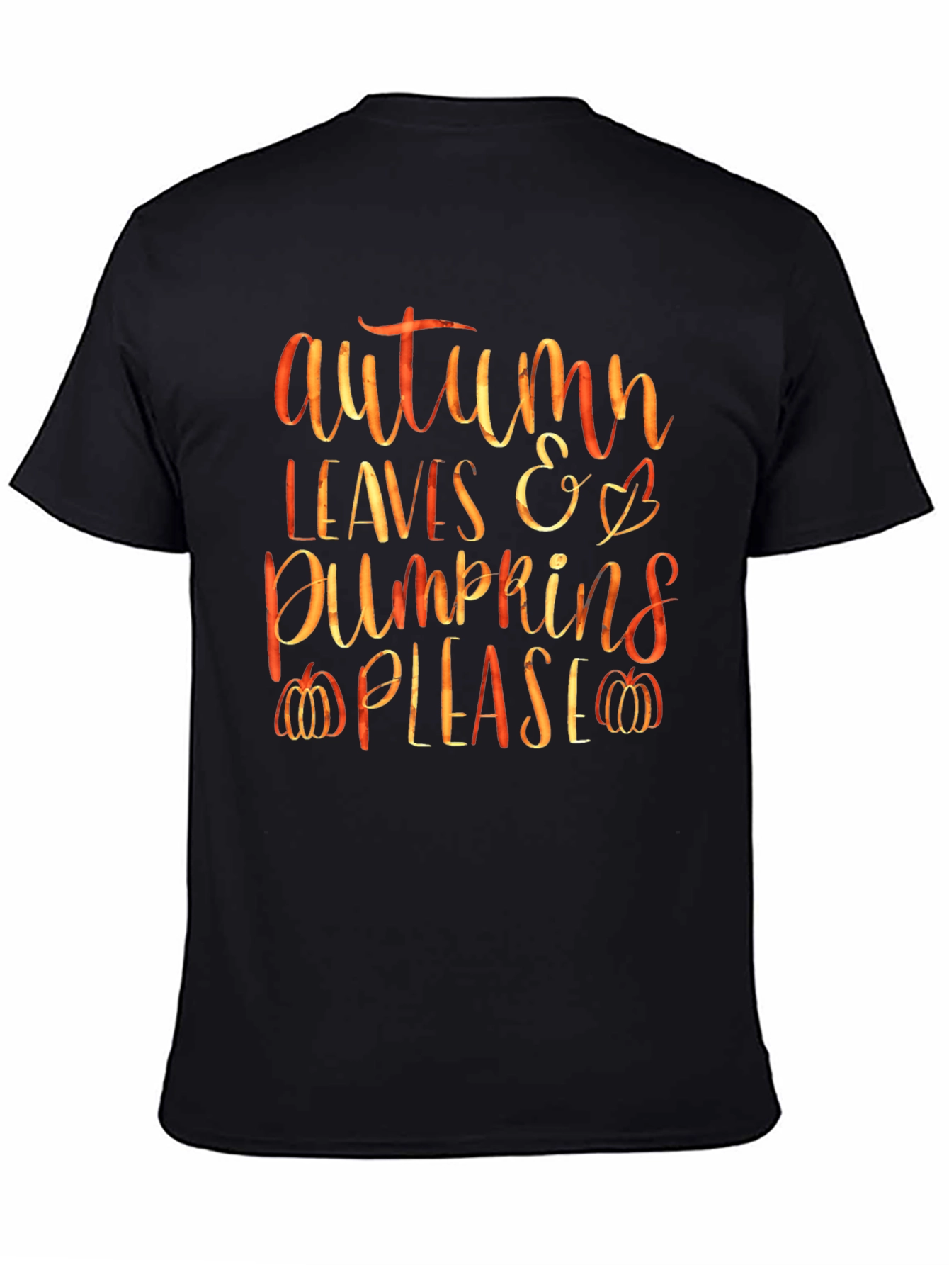 Autumn Leaves & Pumpkins Graphic Tee