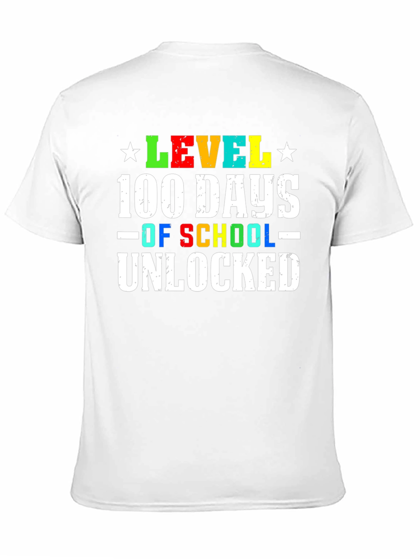 100 Days of School Unlocked Black T-Shirt