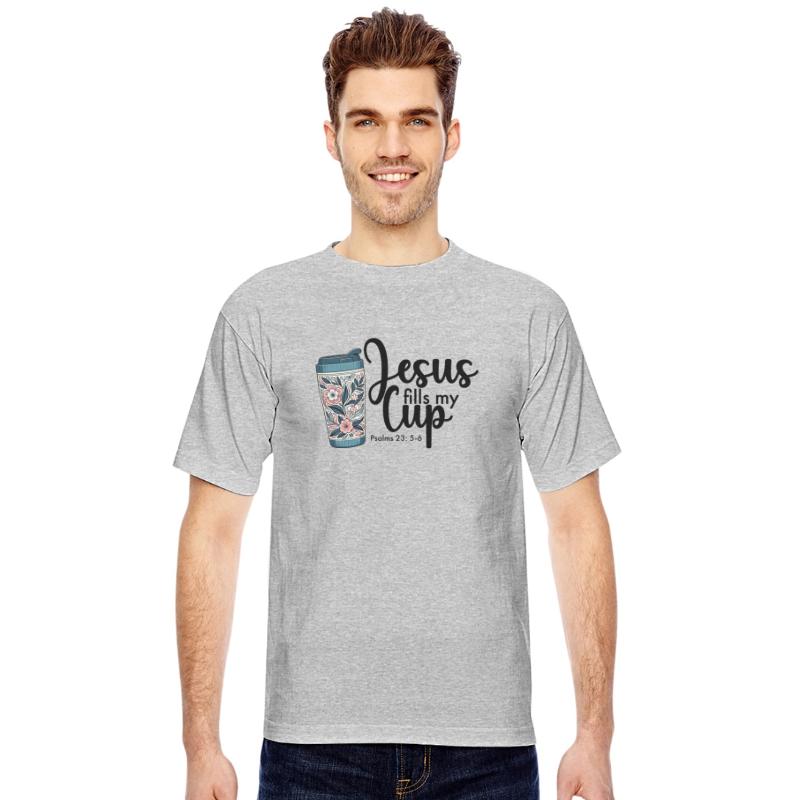 Jesus fills my cup, Christian design
