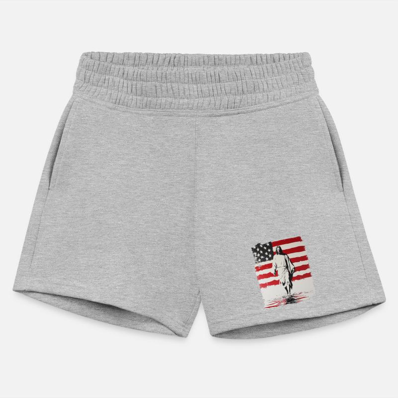 Jesus with American Flag