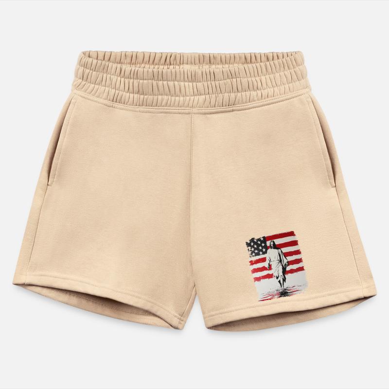 Jesus with American Flag