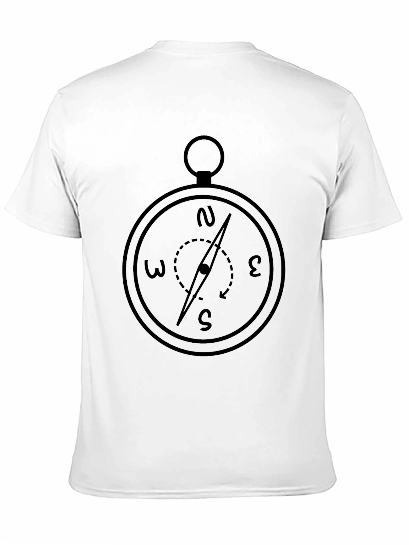 Compass Graphic T-Shirt - Classic Black Tee