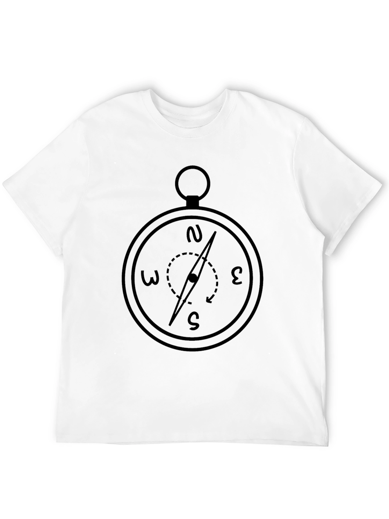 Compass Graphic T-Shirt - Classic Black Tee