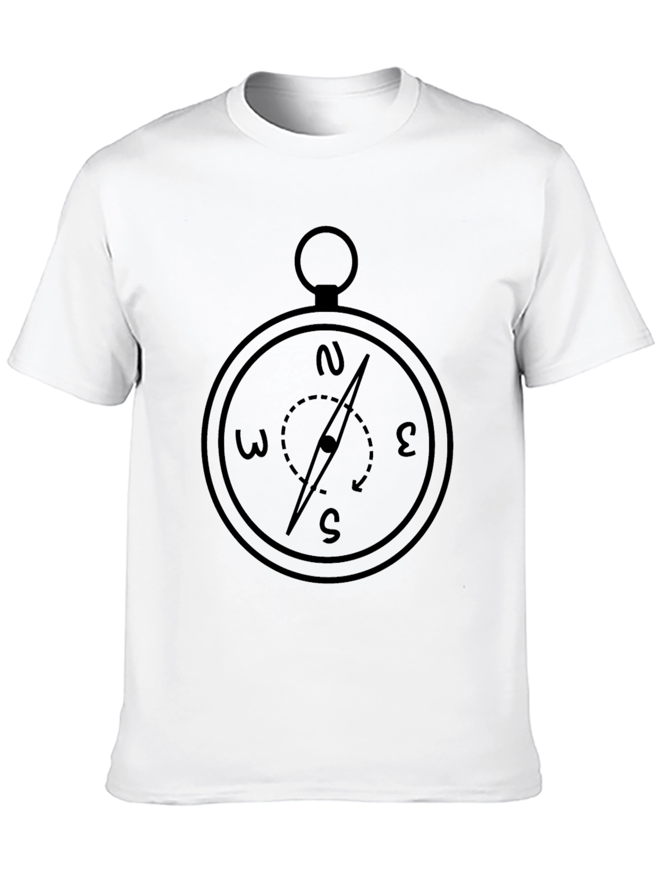Compass Graphic T-Shirt - Classic Black Tee