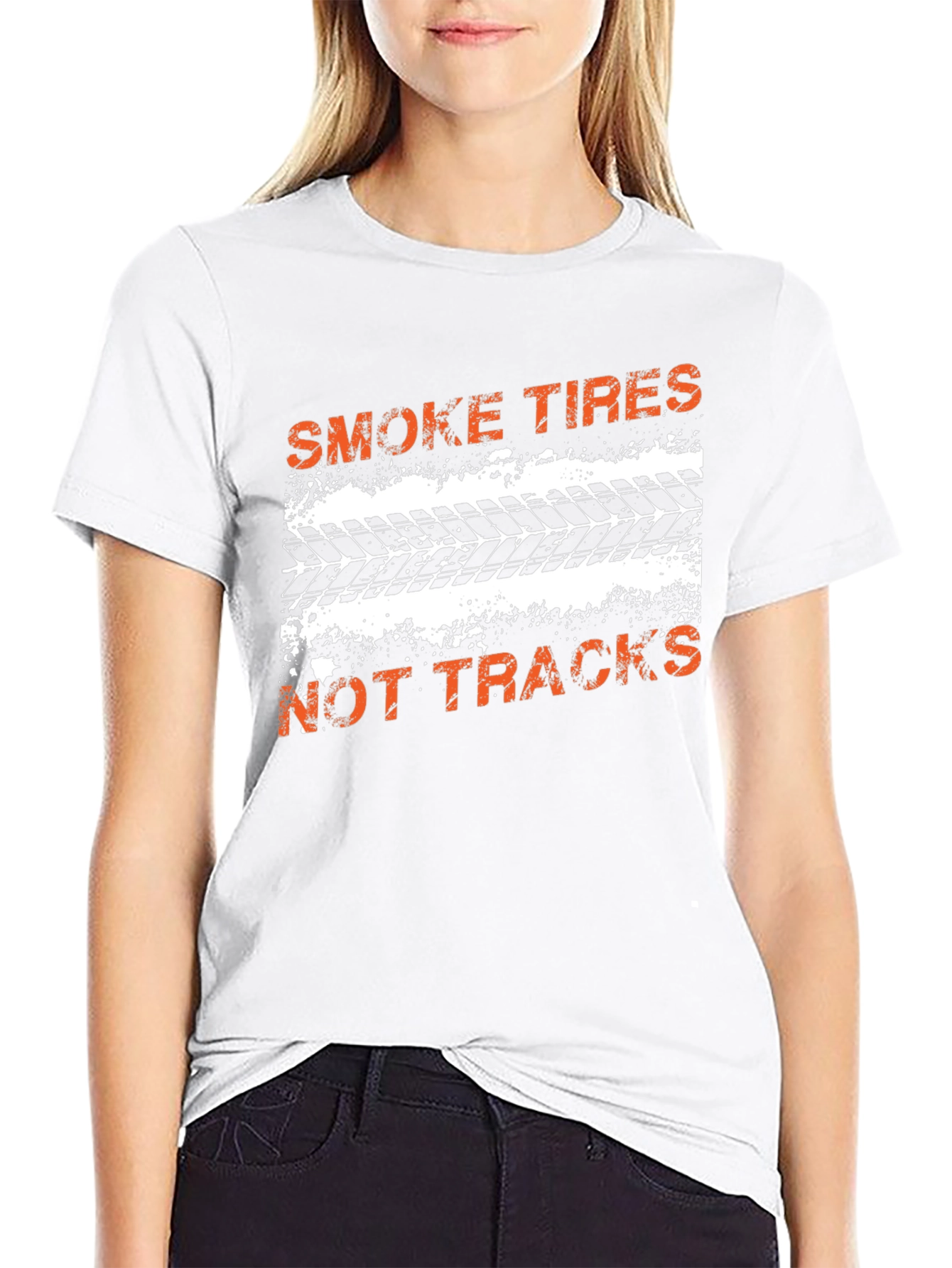 Smoke Tires T-Shirt - Mens Black Graphic Tee