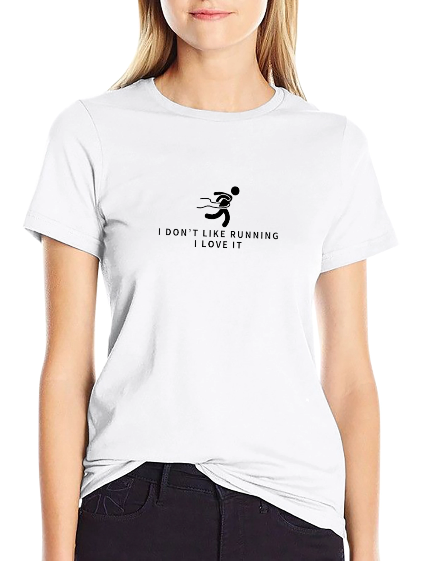 Running Lover T-Shirt - Funny Quote Black Tee