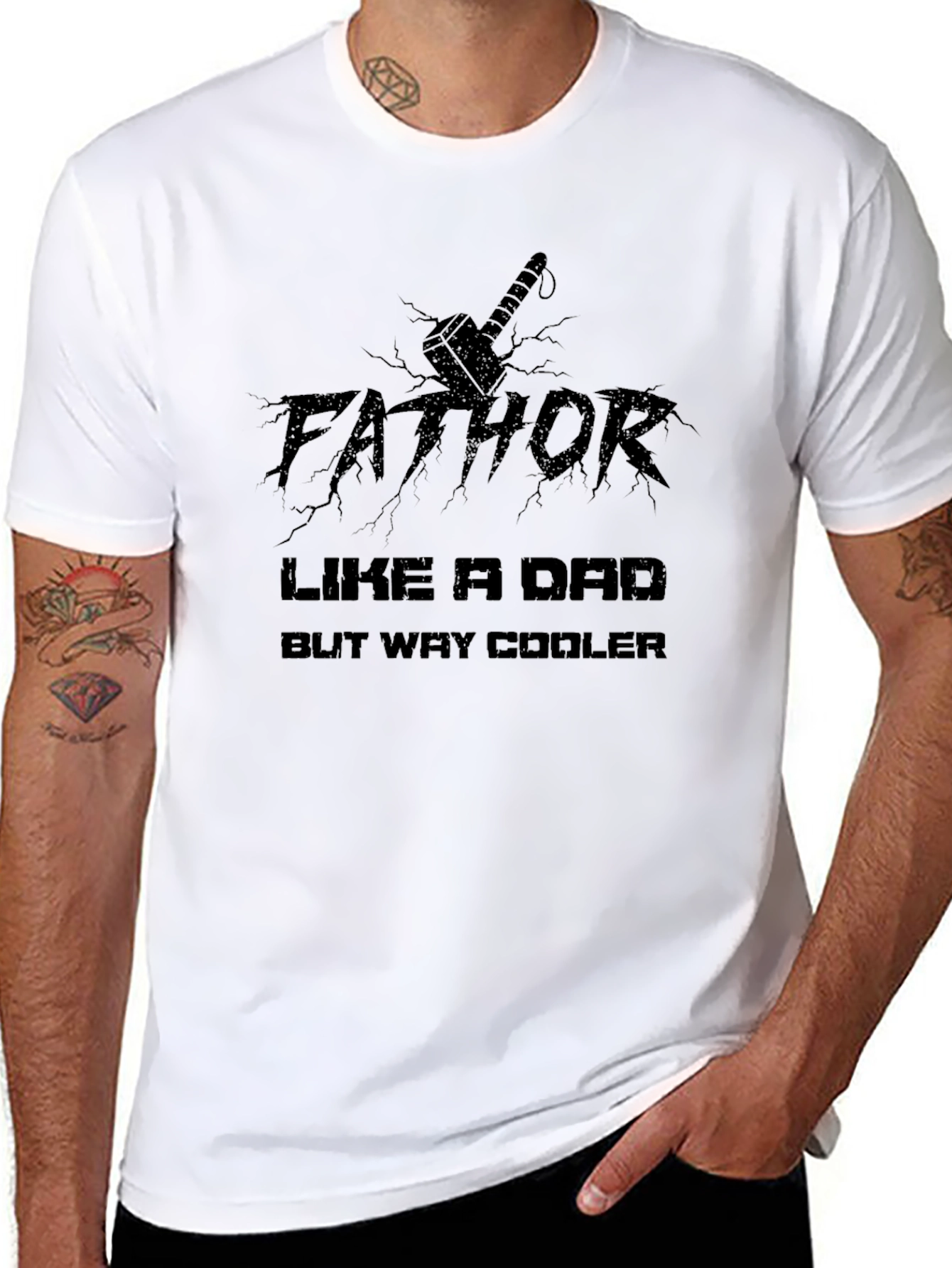 Fathor Like a Dad But Way Cooler T-Shirt