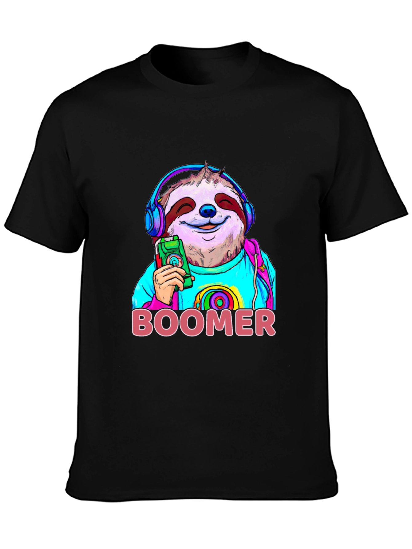 Sloth Boomer T-Shirt Funny Retro Design