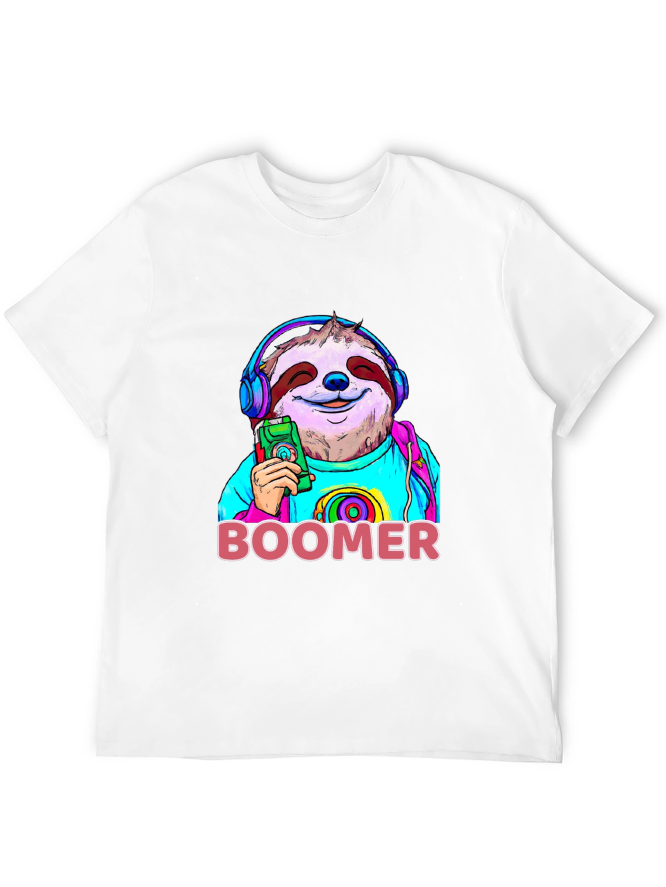 Sloth Boomer T-Shirt Funny Retro Design