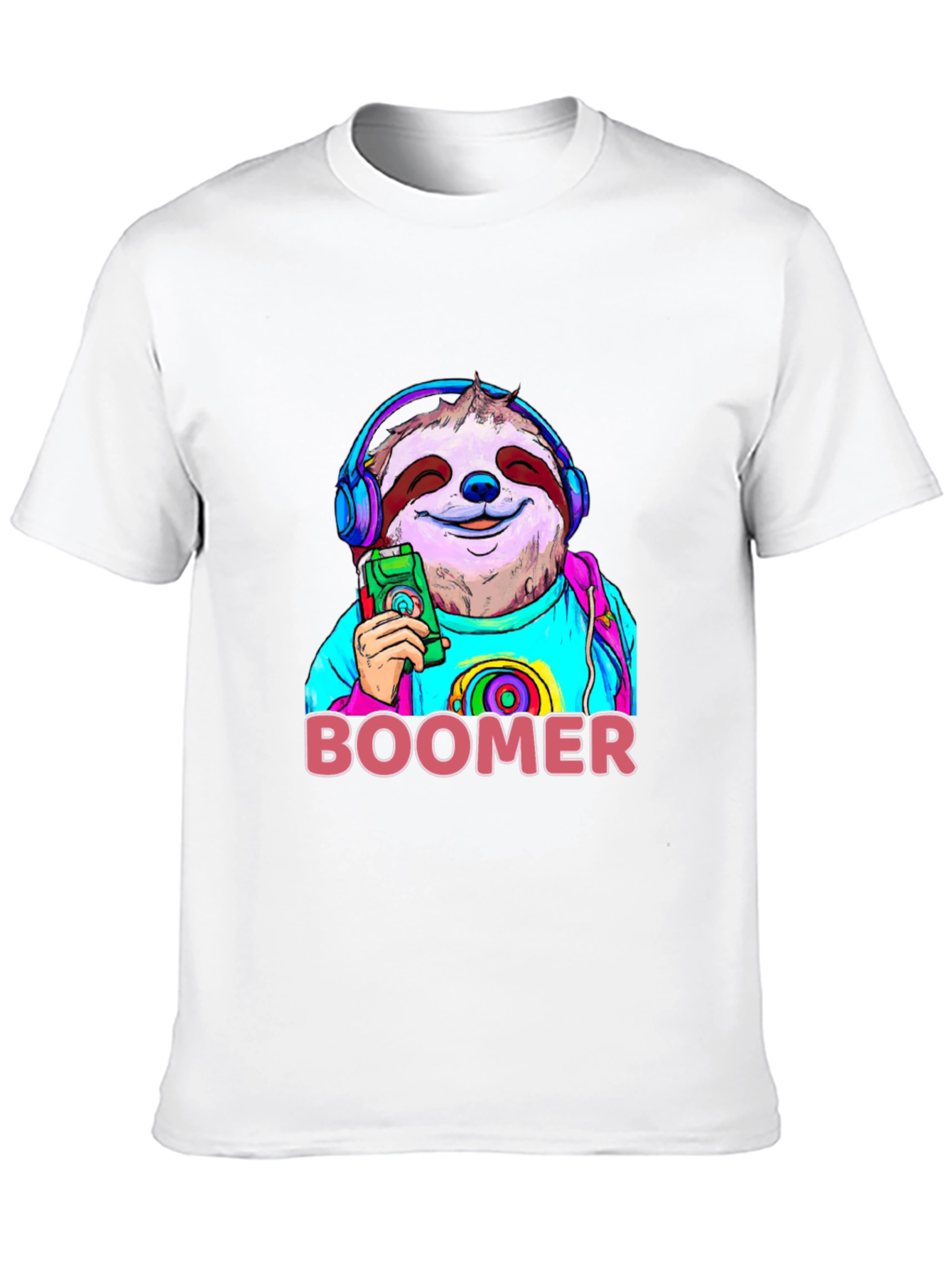 Sloth Boomer T-Shirt Funny Retro Design