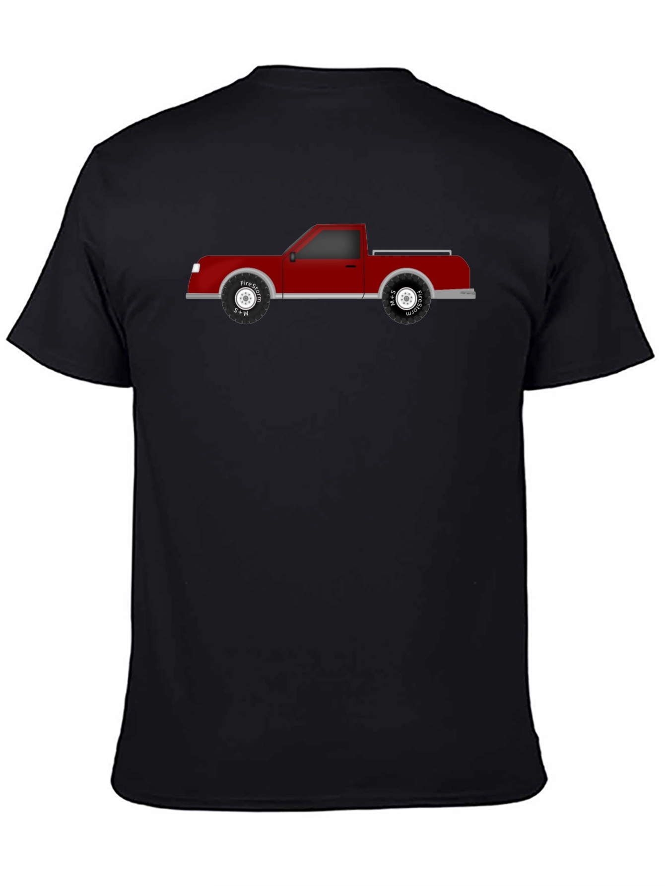 Red Truck Graphic Tee - Classic Style