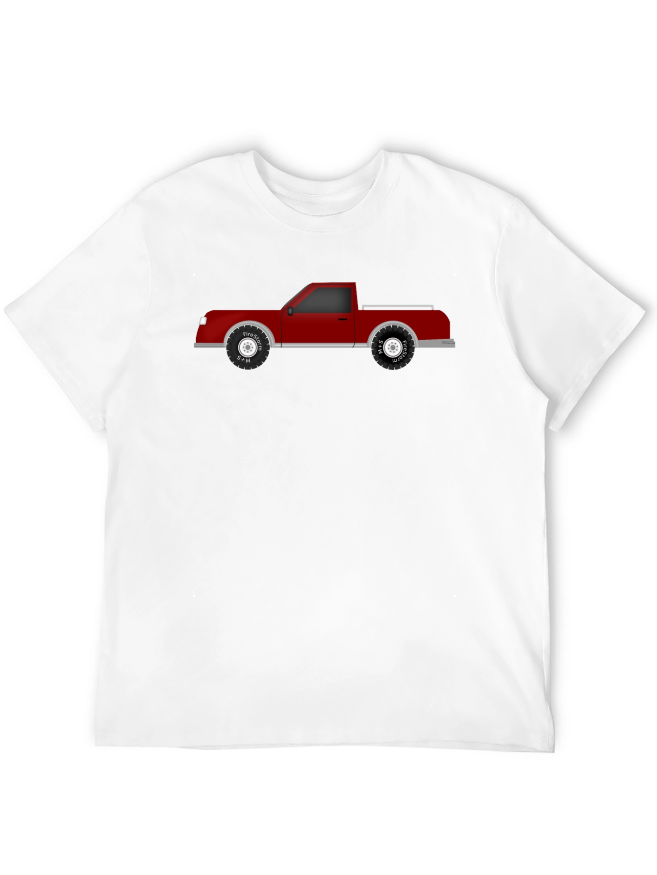 Red Truck Graphic Tee - Classic Style