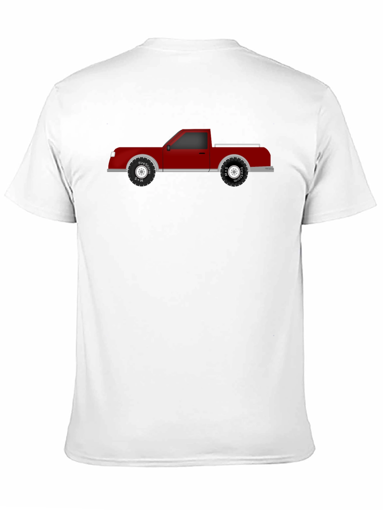 Red Truck Graphic Tee - Classic Style
