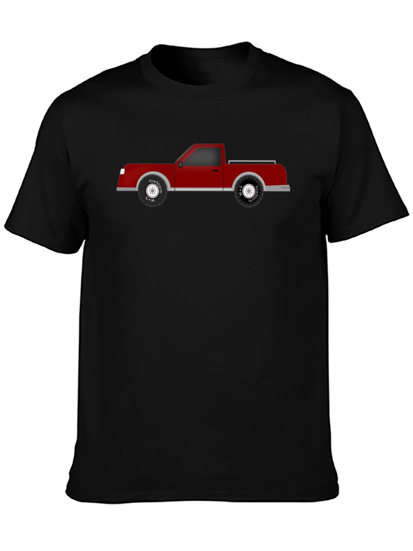 Red Truck Graphic Tee - Classic Style