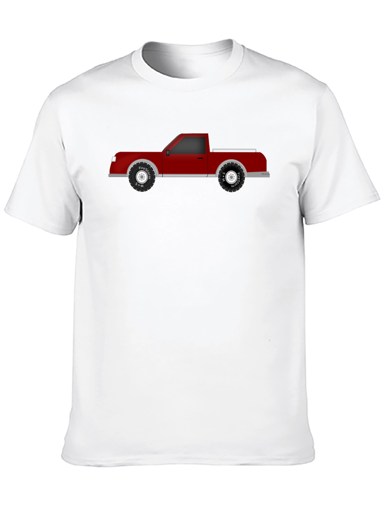 Red Truck Graphic Tee - Classic Style