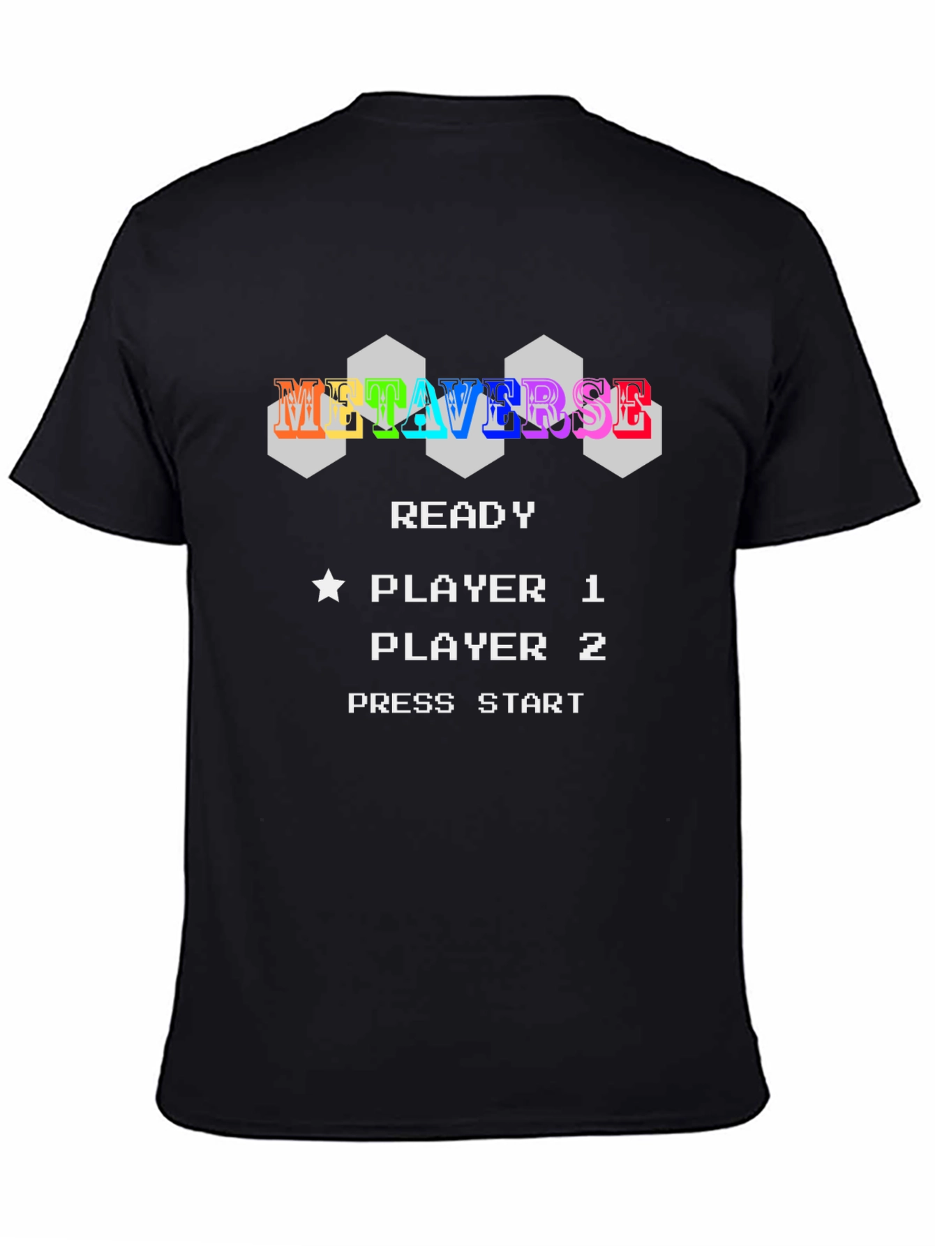 Metaverse Ready Player Tee - Retro Pixel Gamer Style