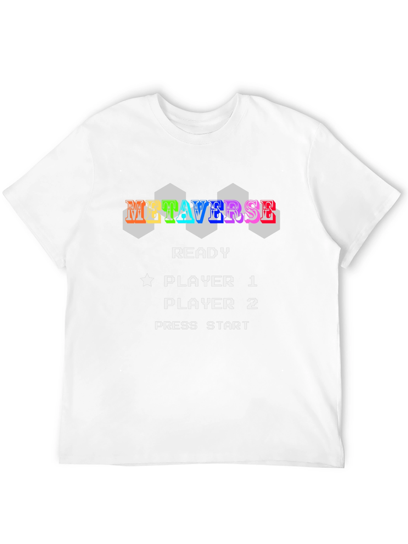 Metaverse Ready Player Tee - Retro Pixel Gamer Style