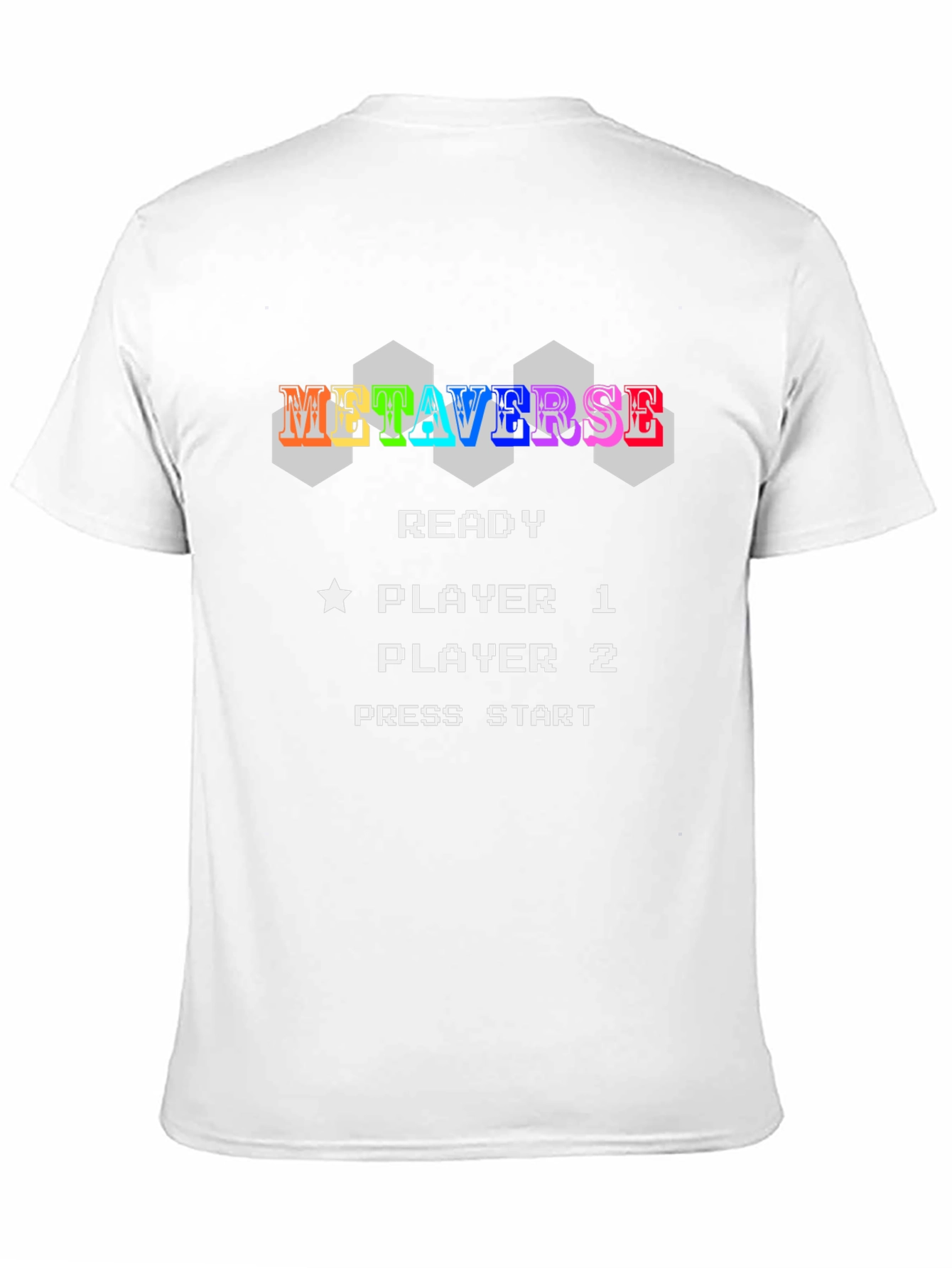 Metaverse Ready Player Tee - Retro Pixel Gamer Style