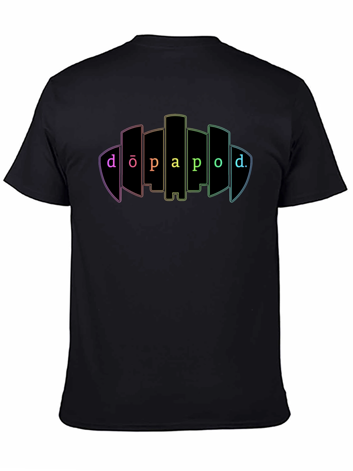 Dopapod Graphic T-Shirt - Black Crew Neck Tee