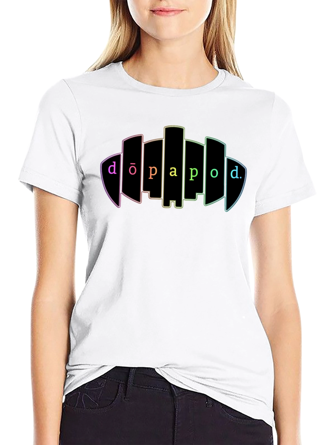 Dopapod Graphic T-Shirt - Black Crew Neck Tee