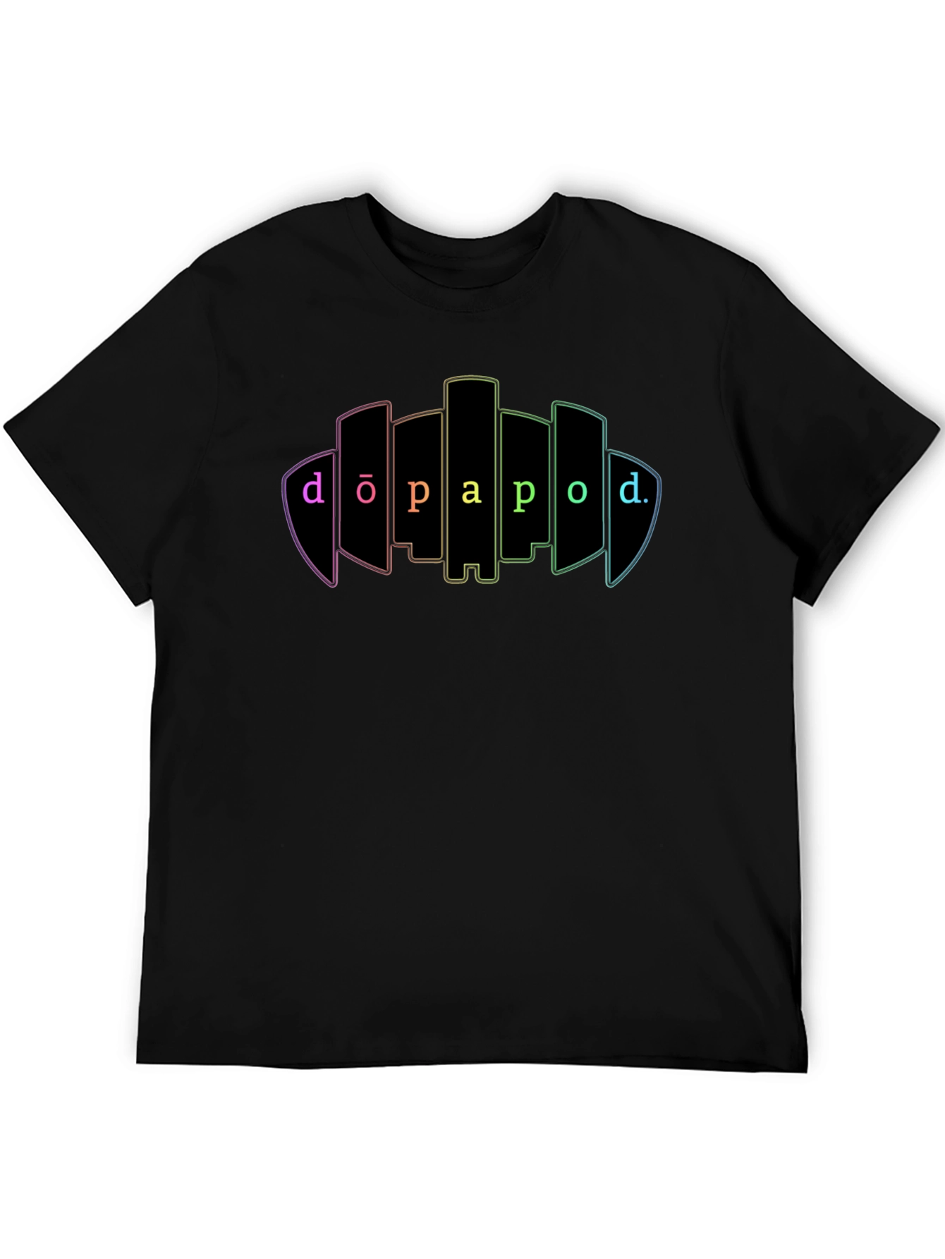 Dopapod Graphic T-Shirt - Black Crew Neck Tee