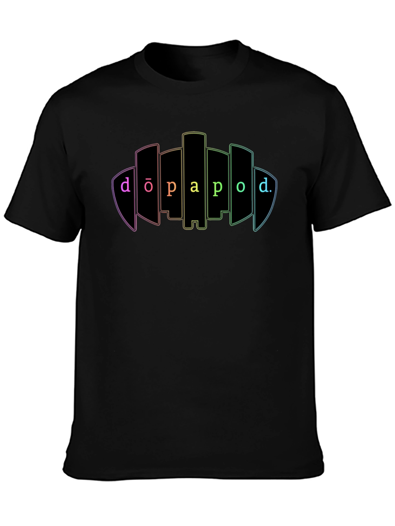 Dopapod Graphic T-Shirt - Black Crew Neck Tee