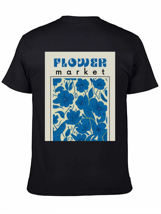 Flower Market Graphic T-Shirt - Modern Floral Tee