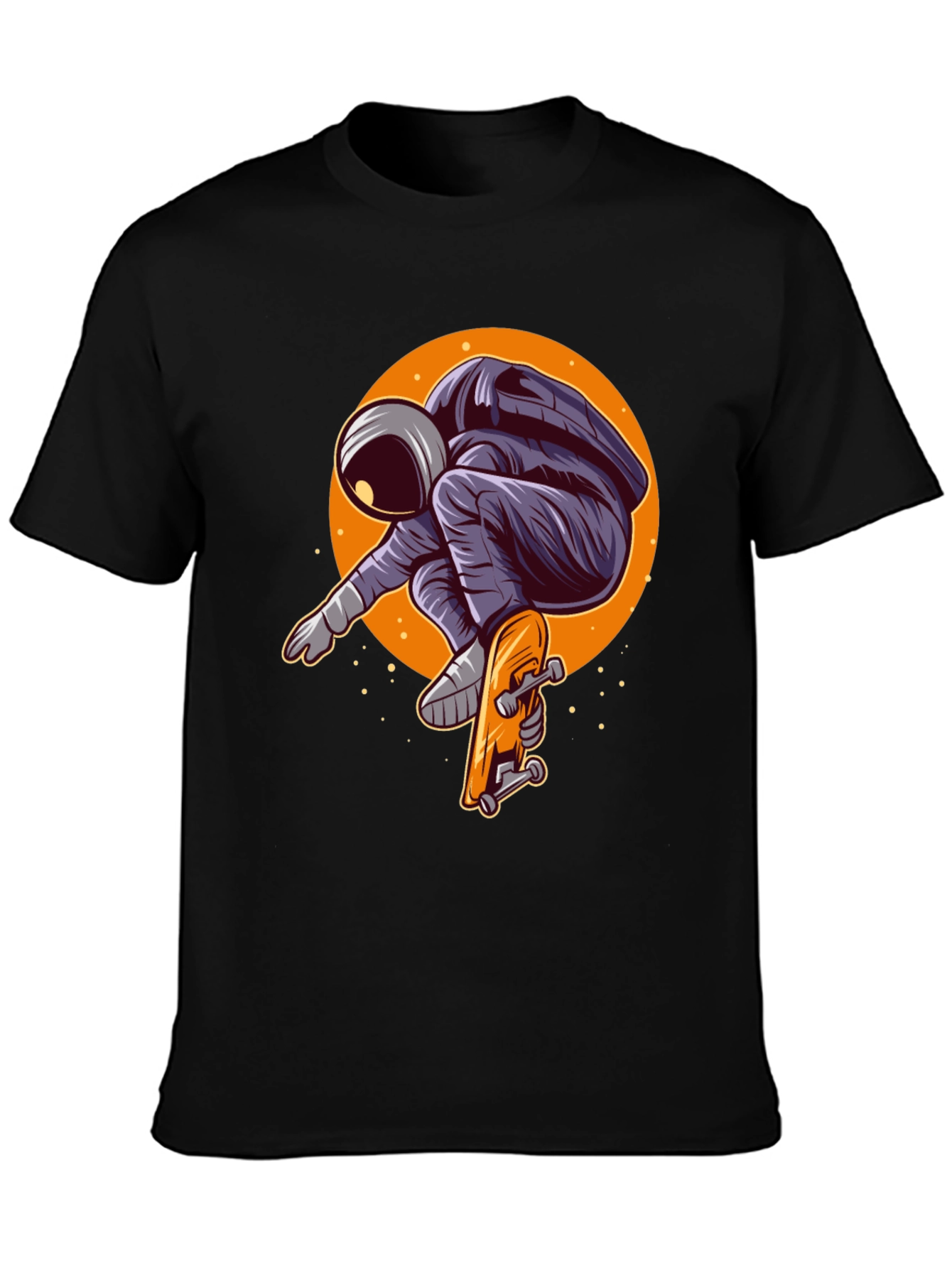Astronaut Skateboarder Graphic Tee