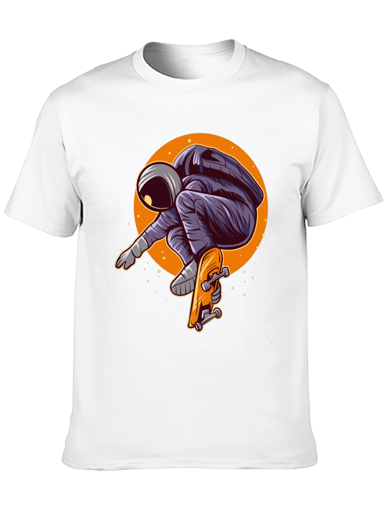 Astronaut Skateboarder Graphic Tee