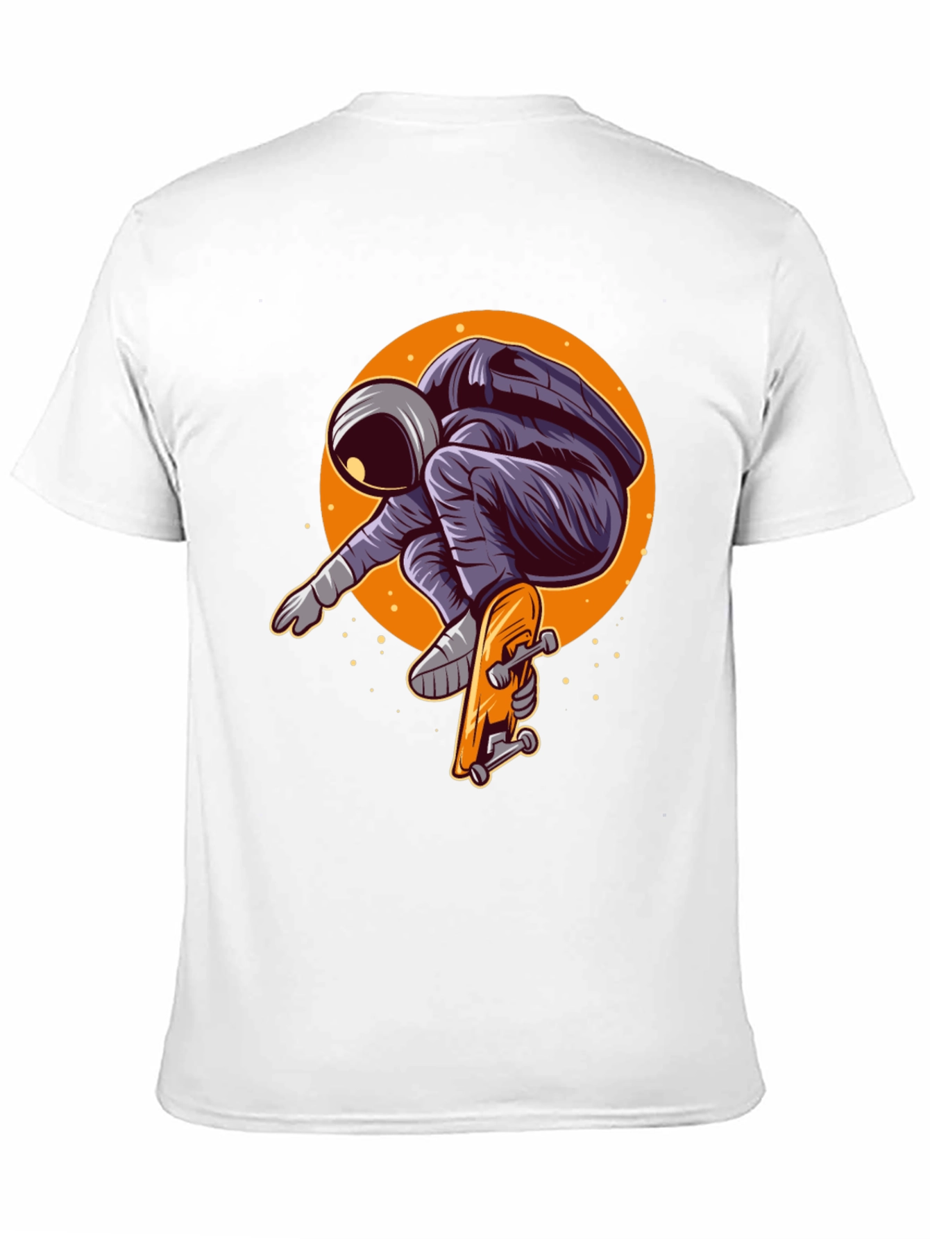 Astronaut Skateboarder Graphic Tee