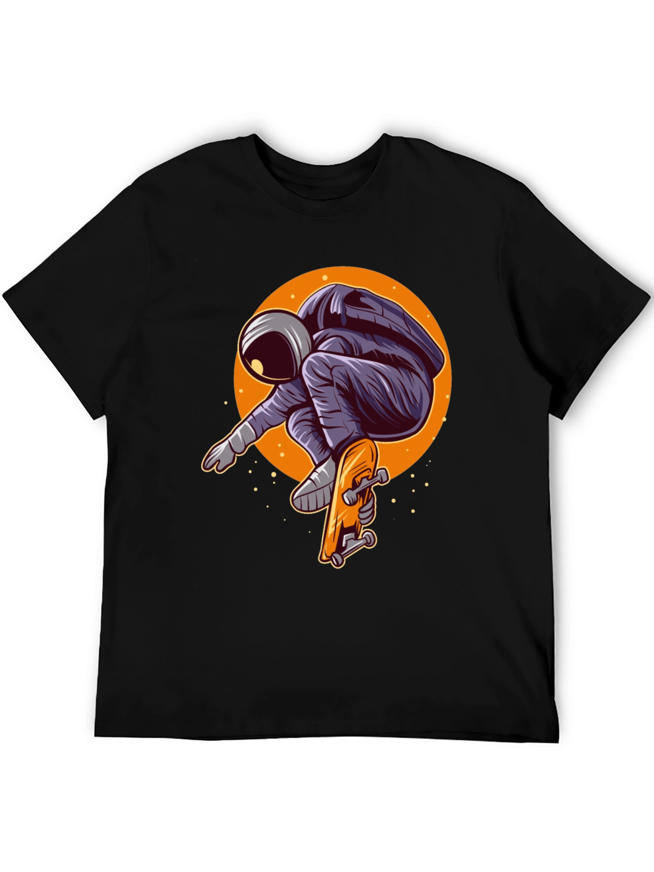 Astronaut Skateboarder Graphic Tee