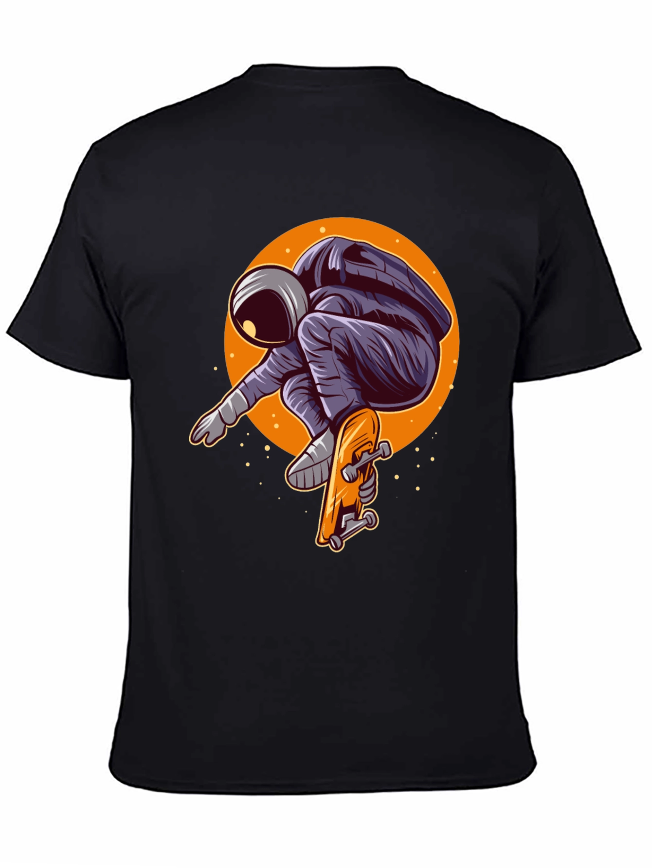 Astronaut Skateboarder Graphic Tee