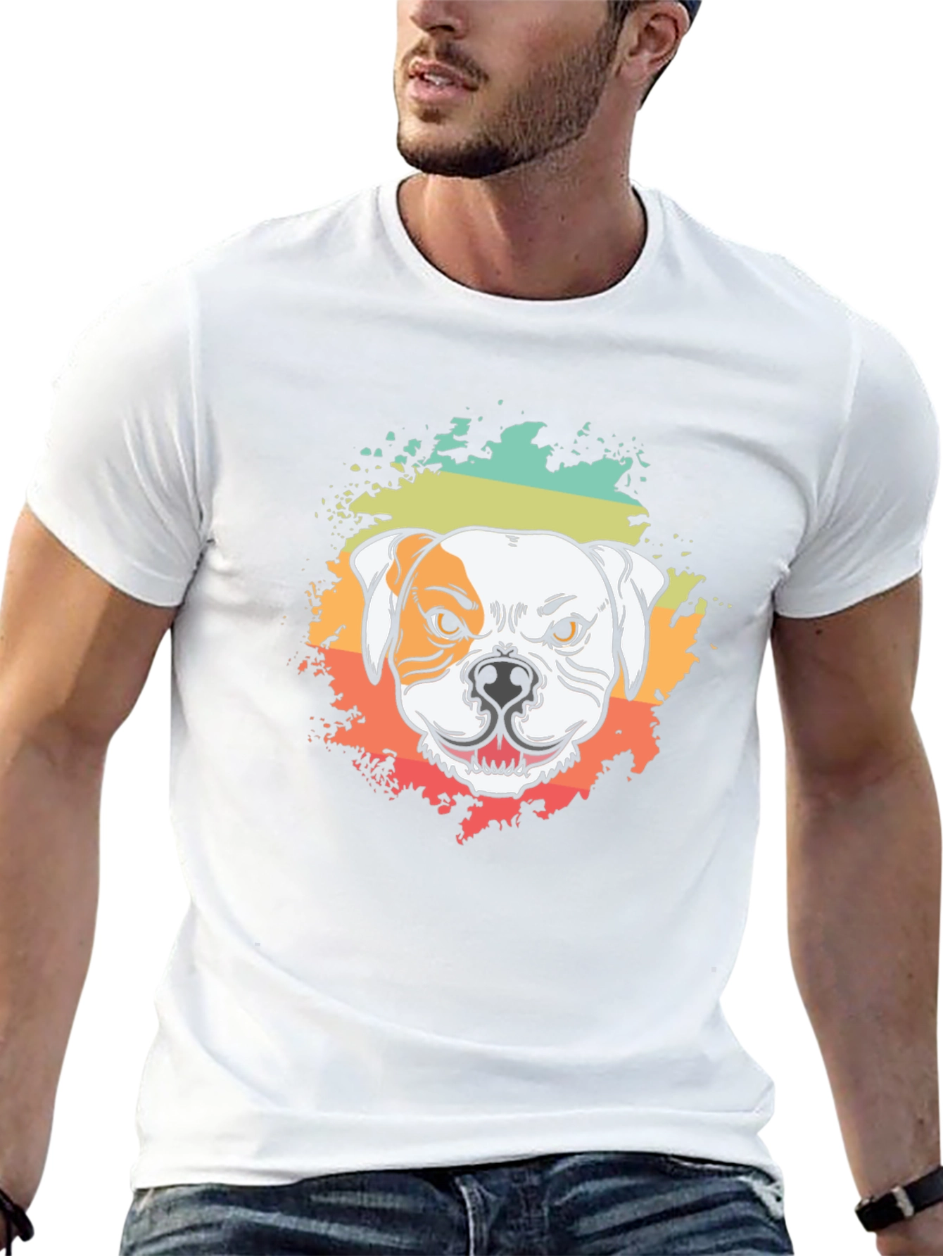 Bulldog Graphic Tee - Retro Dog Lover T-Shirt